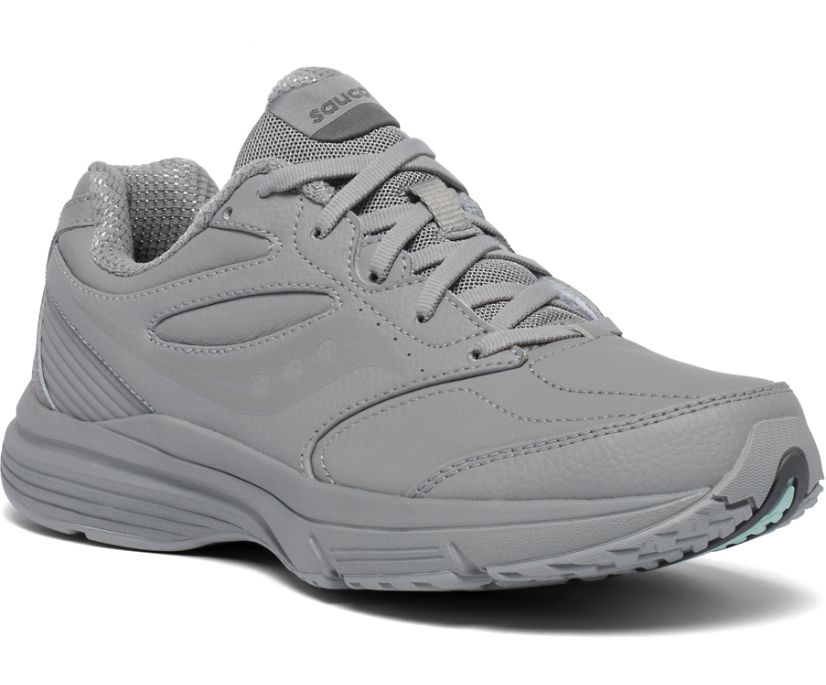 Women's Saucony Integrity Walker 3 Extra Wide Walking Shoes Grey | Singapore 246SGLO